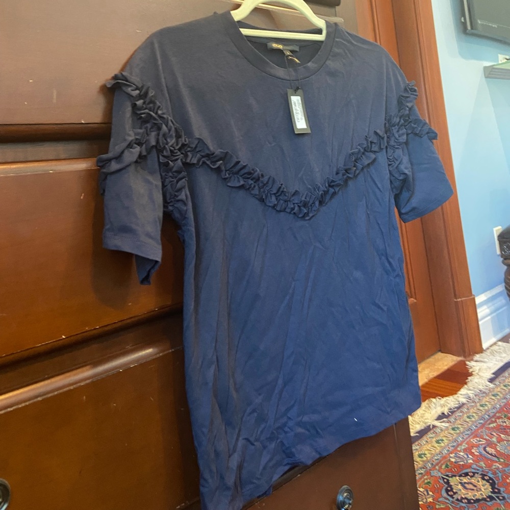 Maje Ruffle Top - Picture 2 of 8